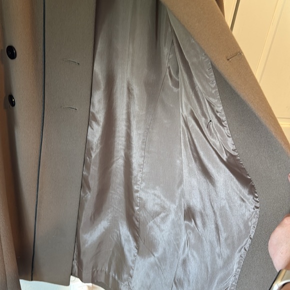 Cedarhurst Classics Wear in Good Health Taupe Tan Wool Coat - Picture 16 of 16